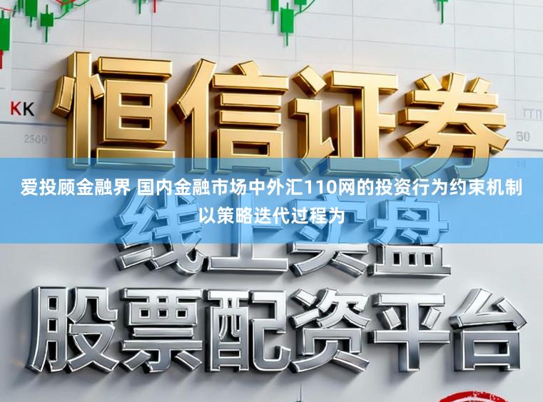 爱投顾金融界 国内金融市场中外汇110网的投资行为约束机制以策略迭代过程为