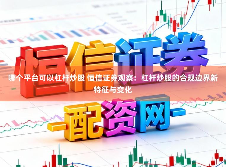 哪个平台可以杠杆炒股 恒信证券观察：杠杆炒股的合规边界新特征与变化